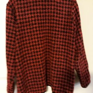 Red and checked coat. Cold water creek. Size lsrge
